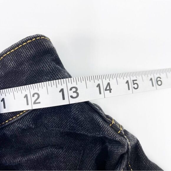 Ritual by ShyGods Black Flare Denim Shorts - Women's small - Picture 8 of 10